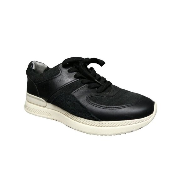 O by Everlane The Leather Trainer, Black,  Womens size‎ 8  Mens Size 6 - Picture 2 of 8